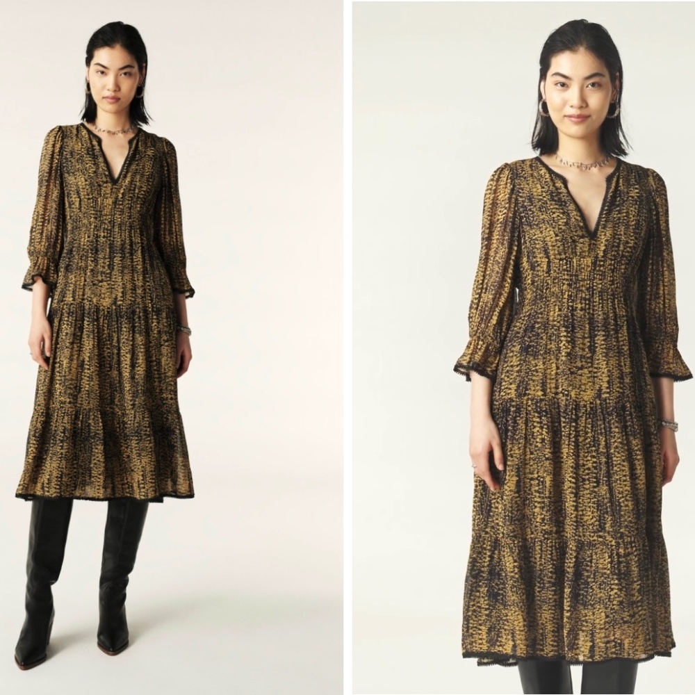 BA&SH NWT CLOVIA DRESS SZE 2 M